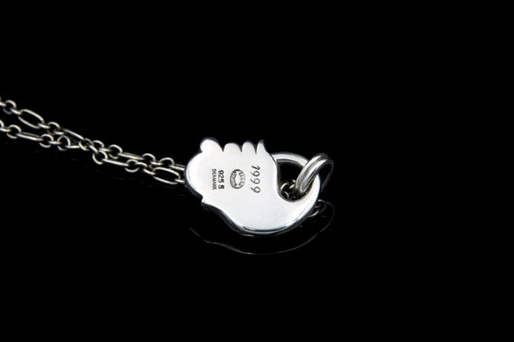 ジョージ ジェンセン スターリング シルバー ペンダント ローズ