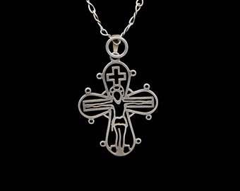 Bernhard Hertz Sterling Zilveren Kruis Hanger Ketting Scandinavische sieraden