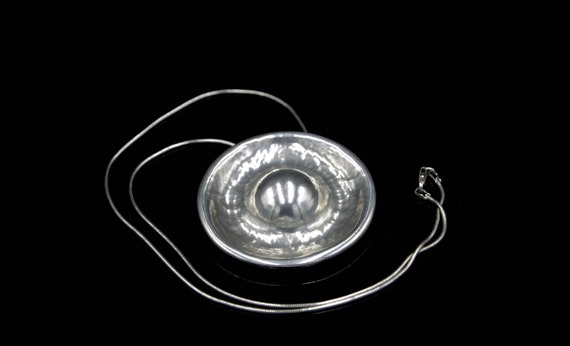 Bernhard Hertz Solid Silver Pendant Necklace Dani… - image 3