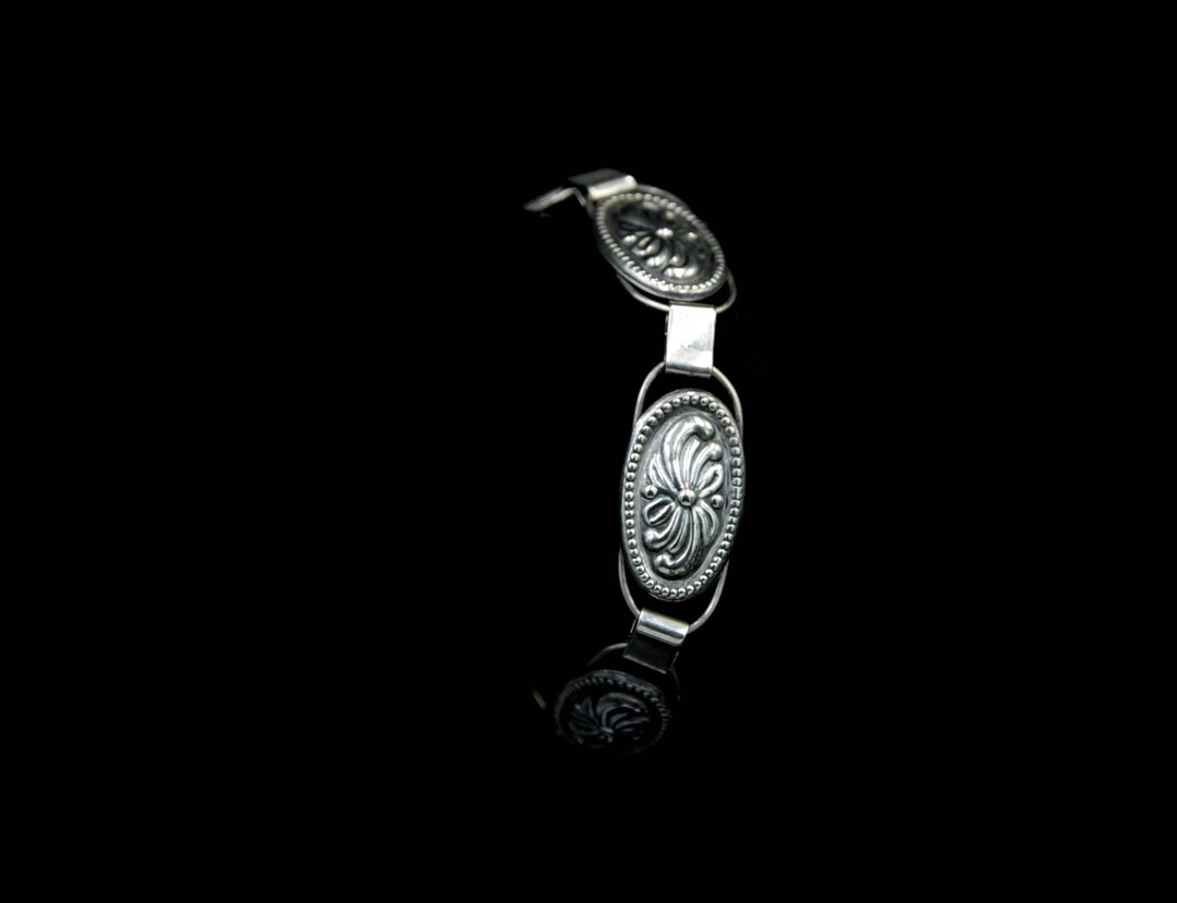 Danish 1950's Sigfred Pedersen Silver 830S Links Bracelet