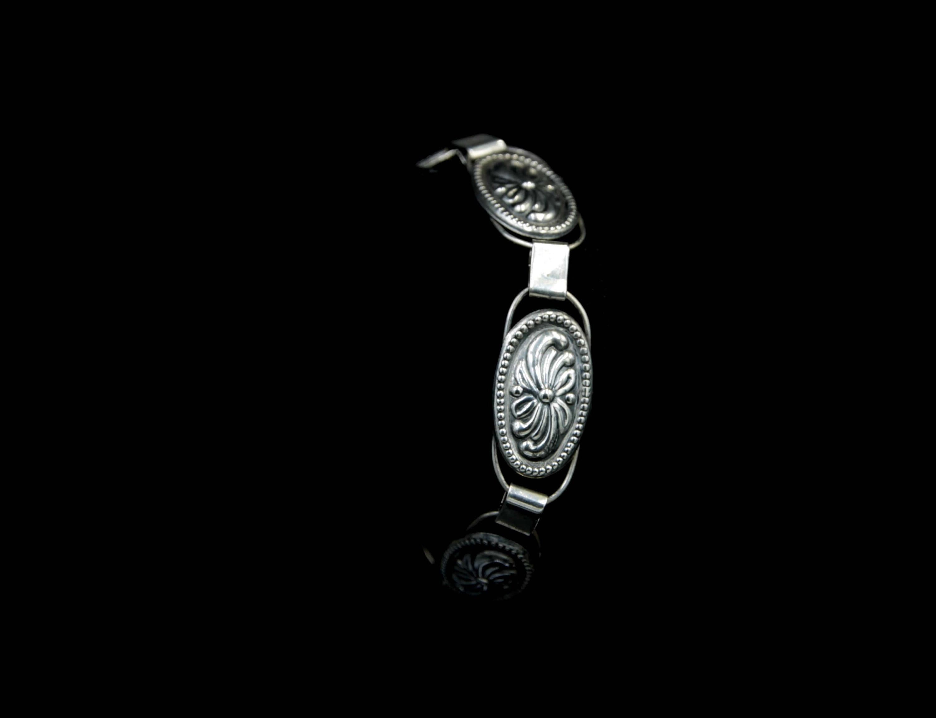 Danish 1950's Sigfred Pedersen Silver 830S Links Bracelet