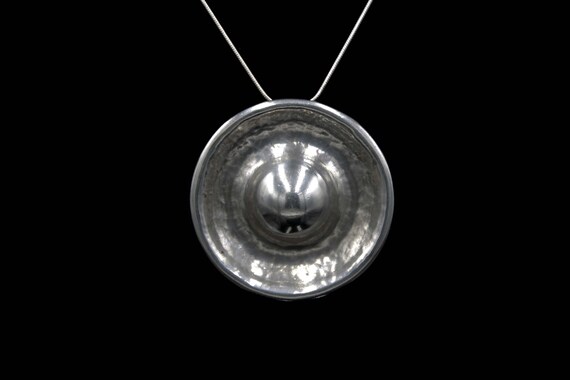 Bernhard Hertz Solid Silver Pendant Necklace Dani… - image 2