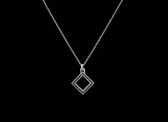 Regitze Overgaard for Georg Jensen \'nocturne\' Silver Necklace W. Black  Diamonds - Etsy