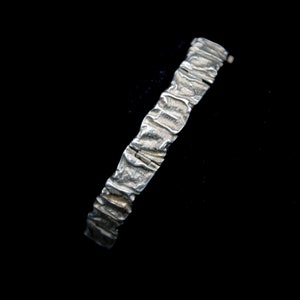BERNHARD HERTZ Brutalist Heavy Link Massives Sterling Silber (925S) Armband