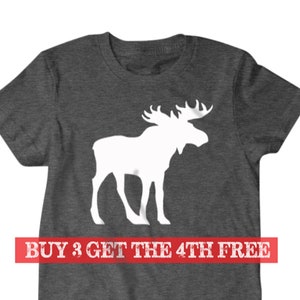 Moose T-shirt, moose shirt, Hiking shirt, Funny T shirts, Funny T Shirts for Men T Shirts for Boyfriend & Husband 458 image 1