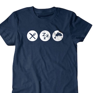 Eat Sleep Fish, Fishing shirt, Fisherman gift, Funny T Shirts for Men Gifts for Dad  97