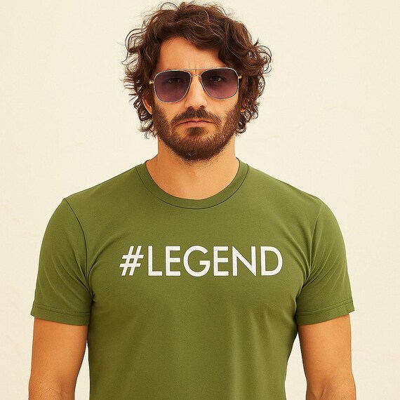 Legend T-shirt Funny Hashtag Legend Shirt for Men Gift for Dad