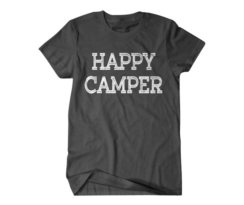 Camping gift, Happy Camper, funny shirts, gift for him, and her, hilarious tees 109 image 3