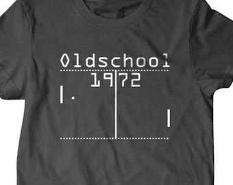 Pong T-shirt, Oldschool Funny T shirt, 1972 t shirt, vintage video game, T Shirts for Men | T Shirts for Boyfriend & Husband |  27