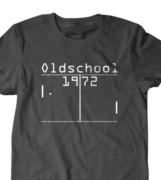 Pong T-shirt, Oldschool Funny T Shirt, 1972 T Shirt, Vintage Video