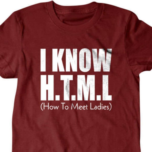 I Know Html Shirt - Etsy