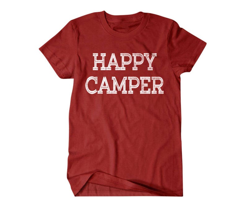 Camping gift, Happy Camper, funny shirts, gift for him, and her, hilarious tees 109 image 2