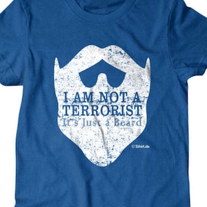 Beard T-shirt, I'm not a terrorist its just a beard t shirt, Funny beard guy T shirt, T Shirts for Men | Hipster tees 101