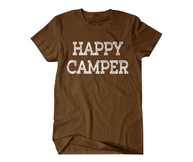 Camping gift, Happy Camper, funny shirts, gift for him, and her, hilarious tees 109 image 5