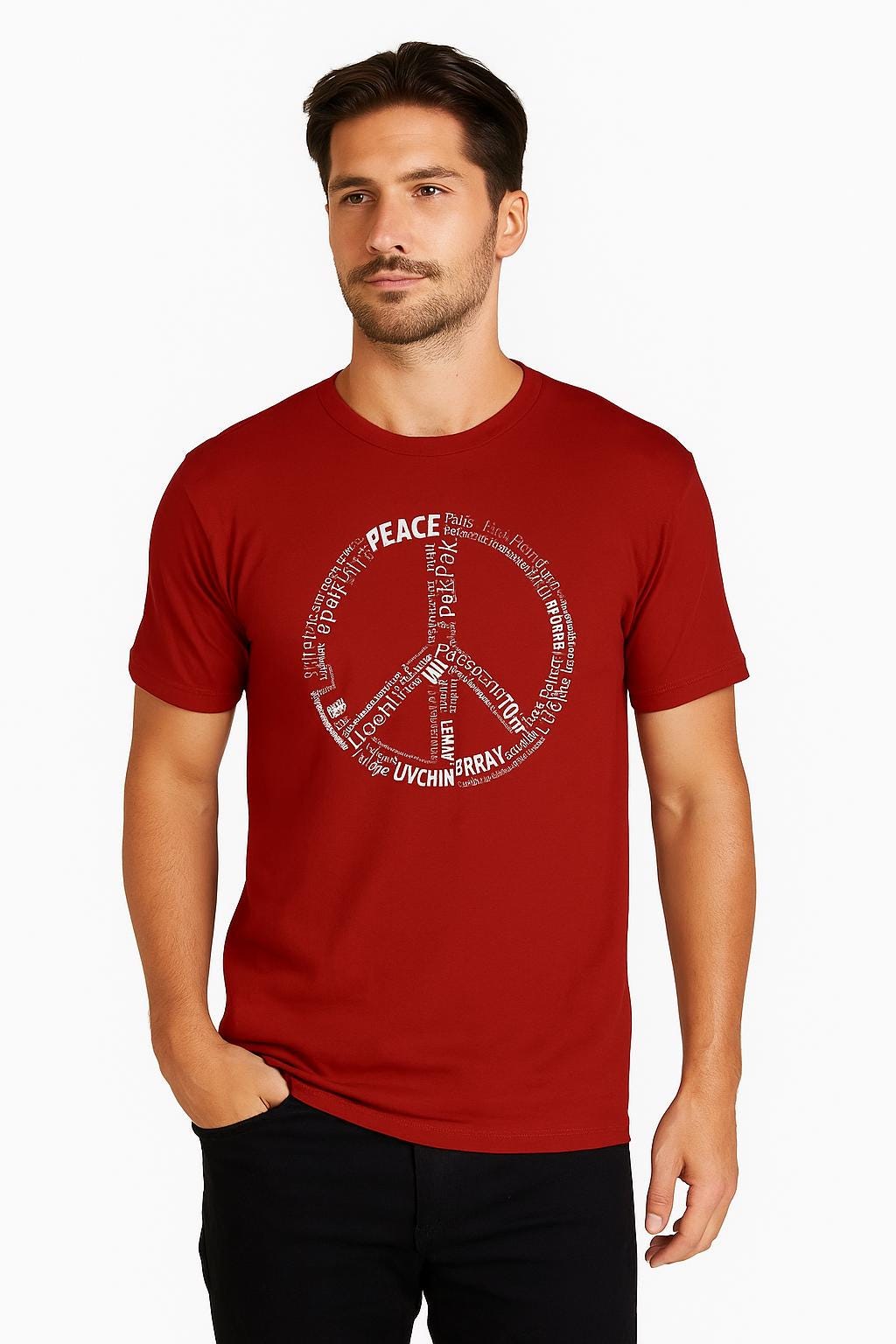 Peace Sign Shirt | Funny Peace T-shirt for Men & Women | Retro