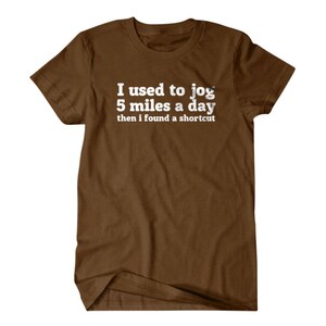Camiseta para correr, camiseta para trotar, camiseta divertida para hacer ejercicio, camiseta, camiseta divertida, regalos para papá, camisa, novio, esposo imagen 2