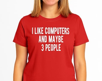 Camiseta geek / Camiseta divertida de informática para hombre / Regalo nerd para técnicos, programadores y profesionales de TI / Camiseta de codificación divertida / Camisetas de marsopa
