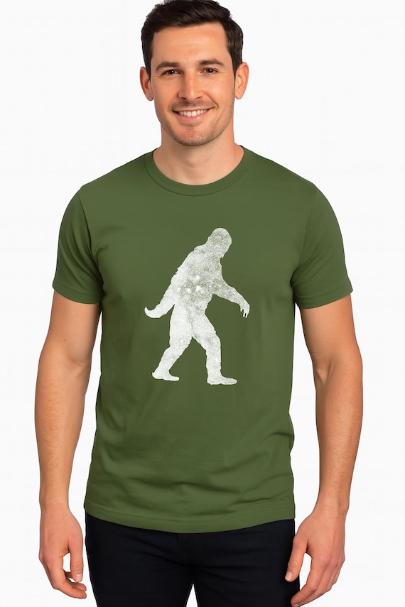 Bigfoot Sasquatch T-Shirt | Funny Yeti Shirt for Men | Boyfriend, Husband, Dad Gift