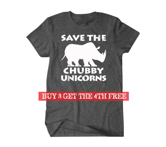 Save The Chubby Unicorns T-Shirt - Rhinoceros Gift Save The Chubby Unicorns T-Shirt - Rhinoceros Gift