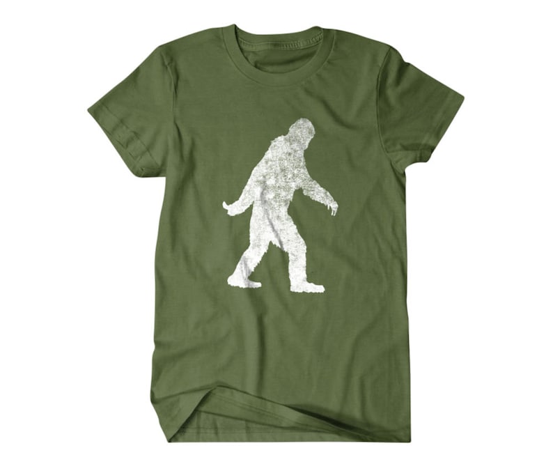 Bigfoot Tshirt Sasquatch Funny T Shirts for Men Yeti T Etsy
