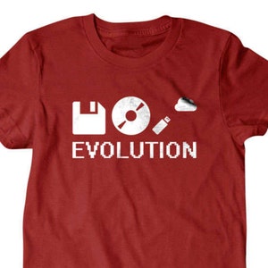 Evolution T-shirt, Evolution of data storage, Funny T shirt, gifts for dad,  shirt, boyfriend, husband 462