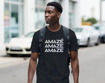 Camiseta AMAZE inspirada en la película Ave María / Camiseta divertida de ciencia ficción / Camiseta para fans de películas espaciales / Camiseta con estampado minimalista para hombres y mujeres