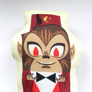 Wolf Boy Werewolf Monster Handmade Plush Pillow Doll! Monster Art!