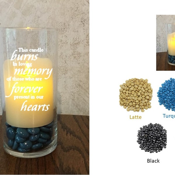 Remembrance Flameless Flickering Cylinder Candle