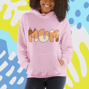 Bluey Chilli Mum Mom Cartoon Disney Womens Unisex Sweatshirt Hoodie