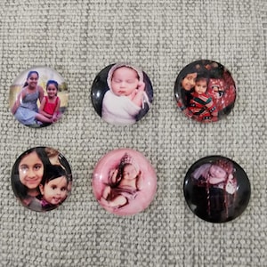 Custom Photo Fridge Magnets: Personalized Cabochon Magnets