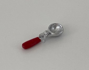 Dollhouse Miniature Ice Cream Scoop ~ Kitchen ~ Soda Shop ~ Ice Cream Shop ~ Utensil ~ Scoop ~ 1:12 Scale ~ Diorama ~ Vignette ~ Room Box