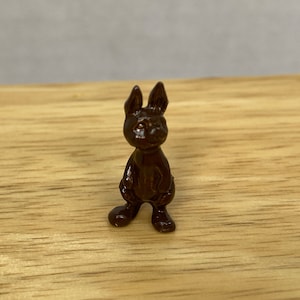 Dollhouse Miniature Easter Bunny ~ Easter Candy ~ Rabbit ~ Chocolate Bunny ~ Holiday ~ Easter Basket ~ Diorama ~ Accessories ~ Vignette