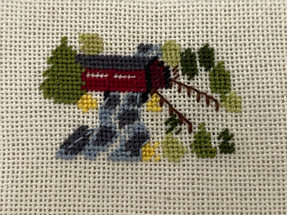Dollhouse needlepoint sales