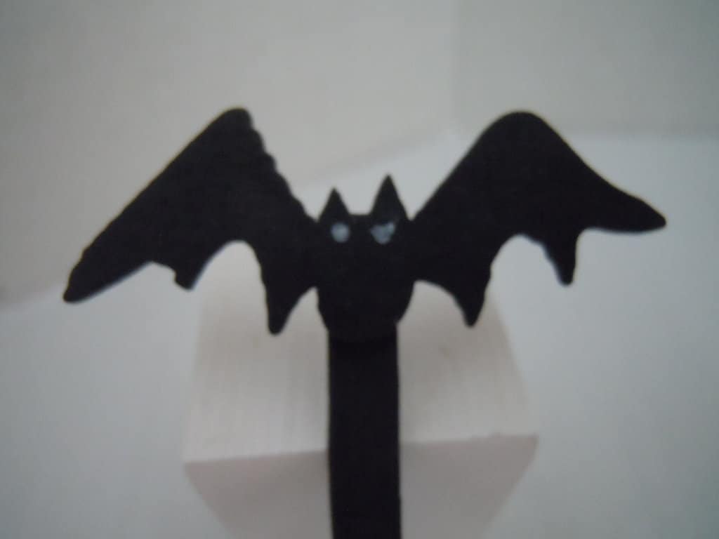 Dollhouse Miniature Bat Stake Halloween Decoration Fall Etsy