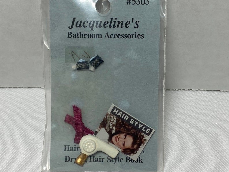 Dollhouse Miniature Hair Accessories Hair Dryer Curlers Etsy