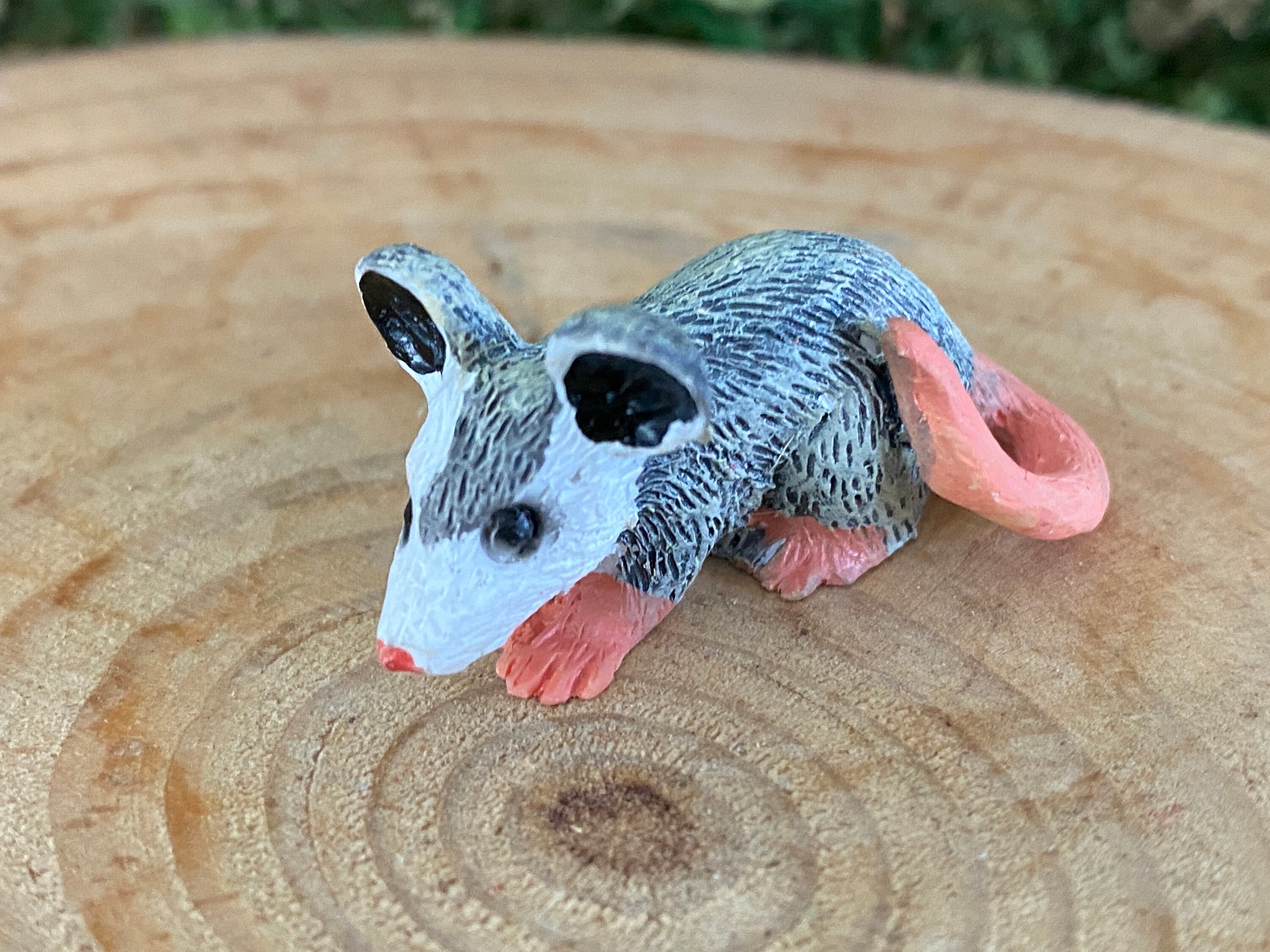 Mini Opossum Miniature Dollhouse FAIRY GARDEN Accessories 