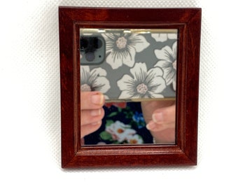 Dollhouse Miniature Mirror ~ Wall Mirror ~ 1:12th Scale ~ Decorative Mirror ~ Furniture ~ Miniature furniture ~ Diorama ~ Room Box