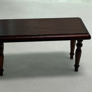Dollhouse Miniature Coffee Table ~ Living Room ~ Den ~ Family Room ~ 1:12th Scale ~ Parlor ~ Room Box ~ Furniture ~ Diorama ~ Vignette