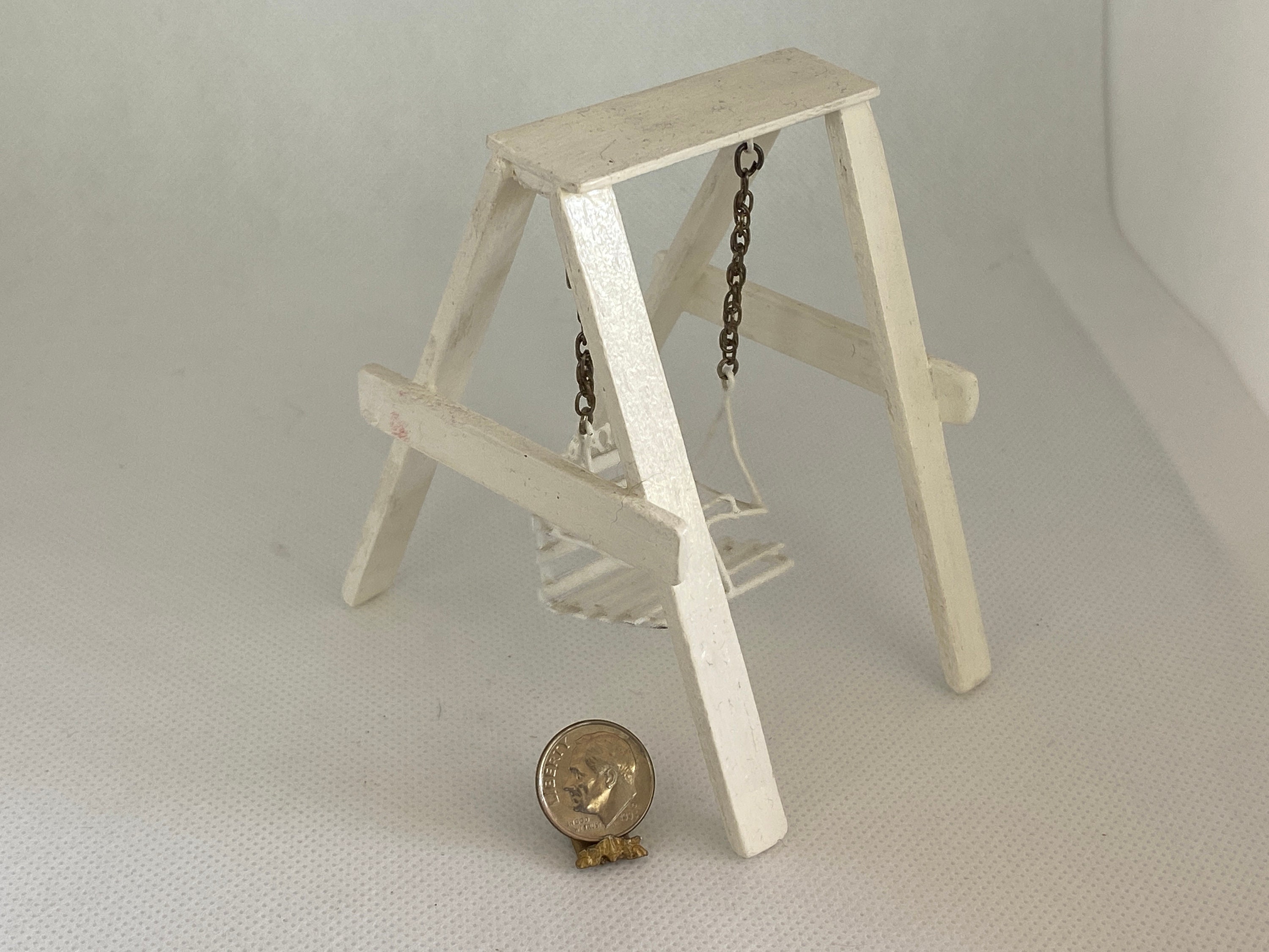 Dollhouse Miniature Baby Swing Columpio del niño Porche | Etsy