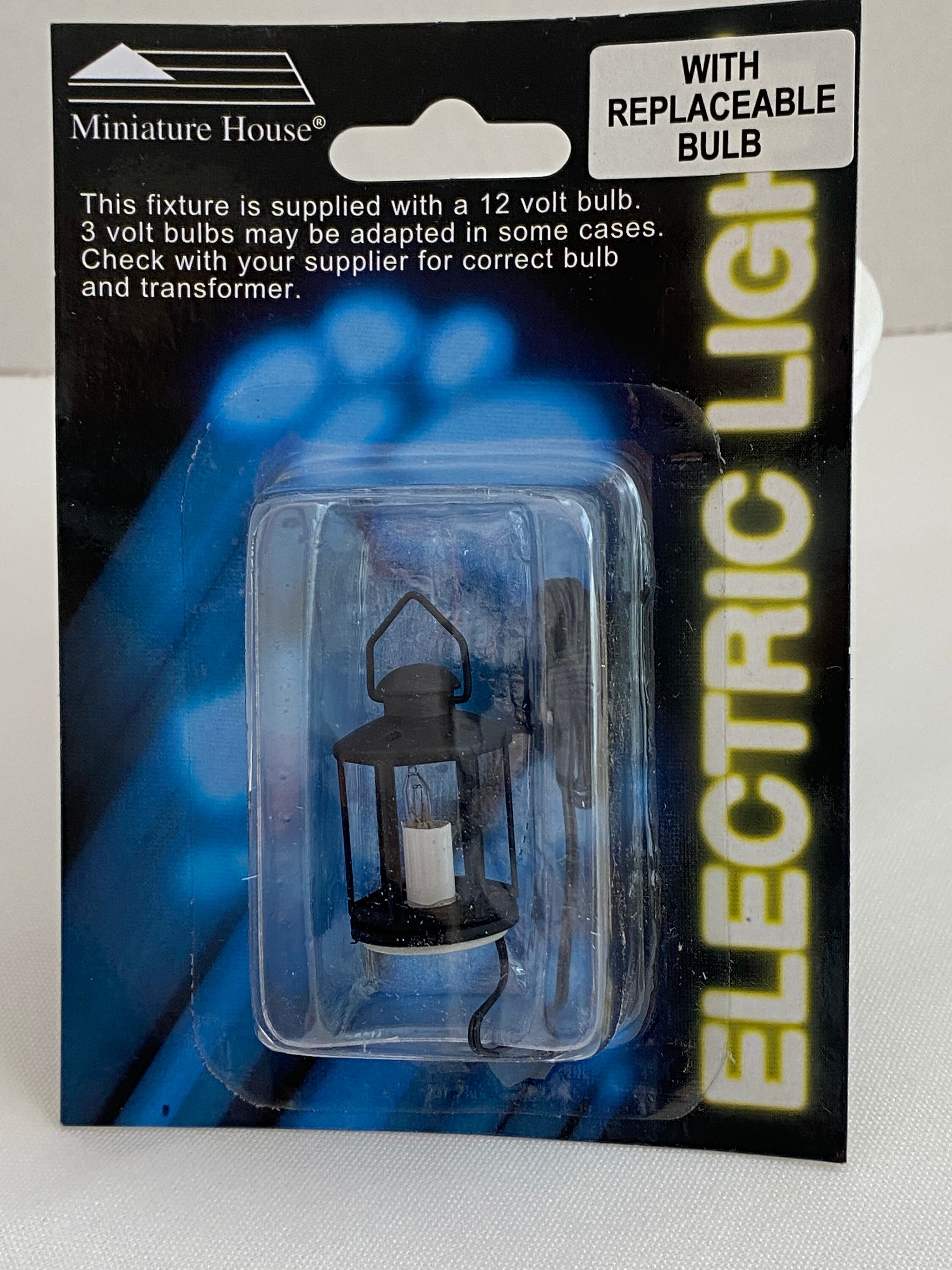 Dollhouse Miniature Light fixture Lantern Electric Etsy