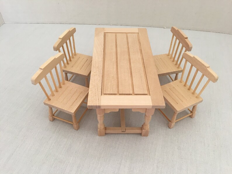 cheap unfinished dollhouse furniture
