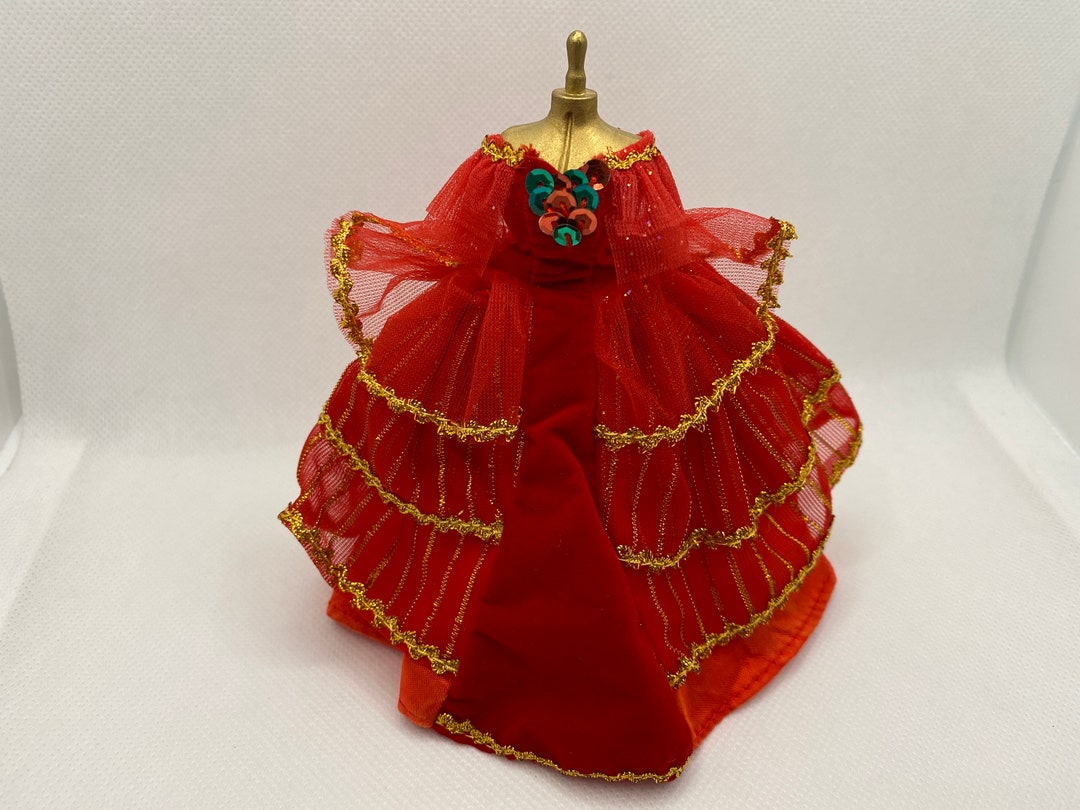 Dollhouse Miniature Dress Mannequin Dress Being Made Etsy