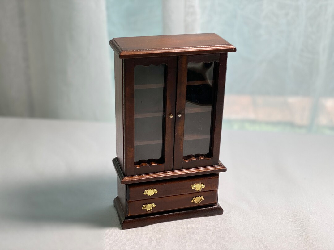 Dollhouse Miniature China Curio Hutch 112th Scale