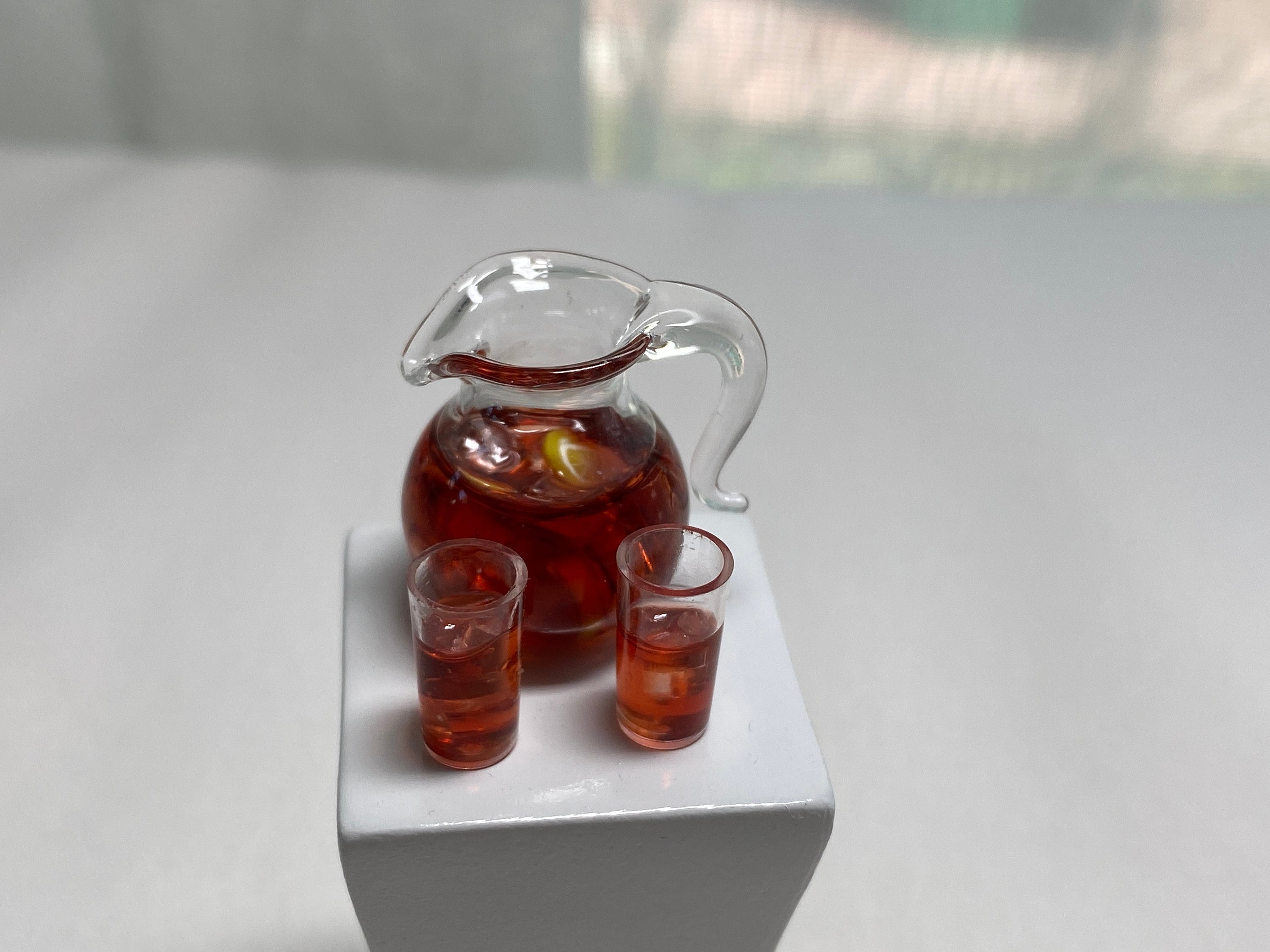 Fake Iced Tea In Unbreakable Poly-carbonate Pitcher