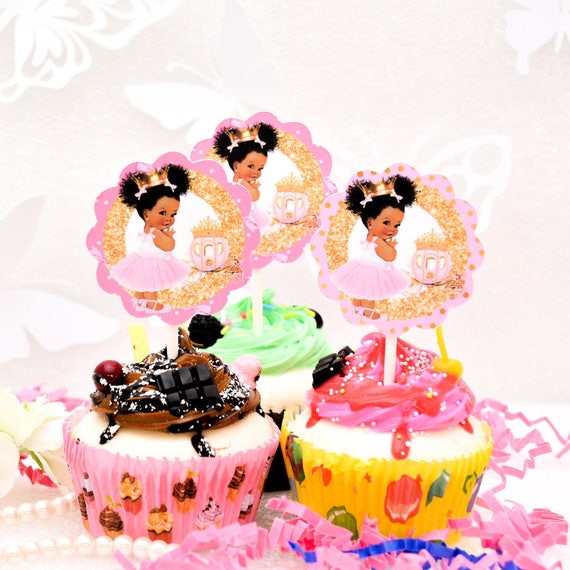 Cupcake Topper Handmade Princesse Jupe décoration pour gâteau fête d'anniversaire fille Cupcake Topper Handmade Princesse Jupe décoration pour gâteau fête d'anniversaire fille