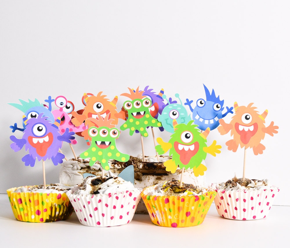 16 Monster Party Supplies Monster High Party Decorations Etsy