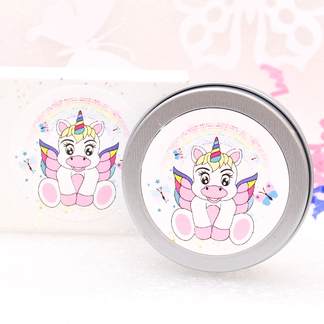 unicorn party labels unicorn baby shower favor stickers etsy