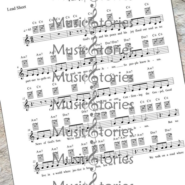 This Is Our Prayer—worship song; download print, digital sheet music, mp3; Contemporary Christian Music for voice and guitar or praise band