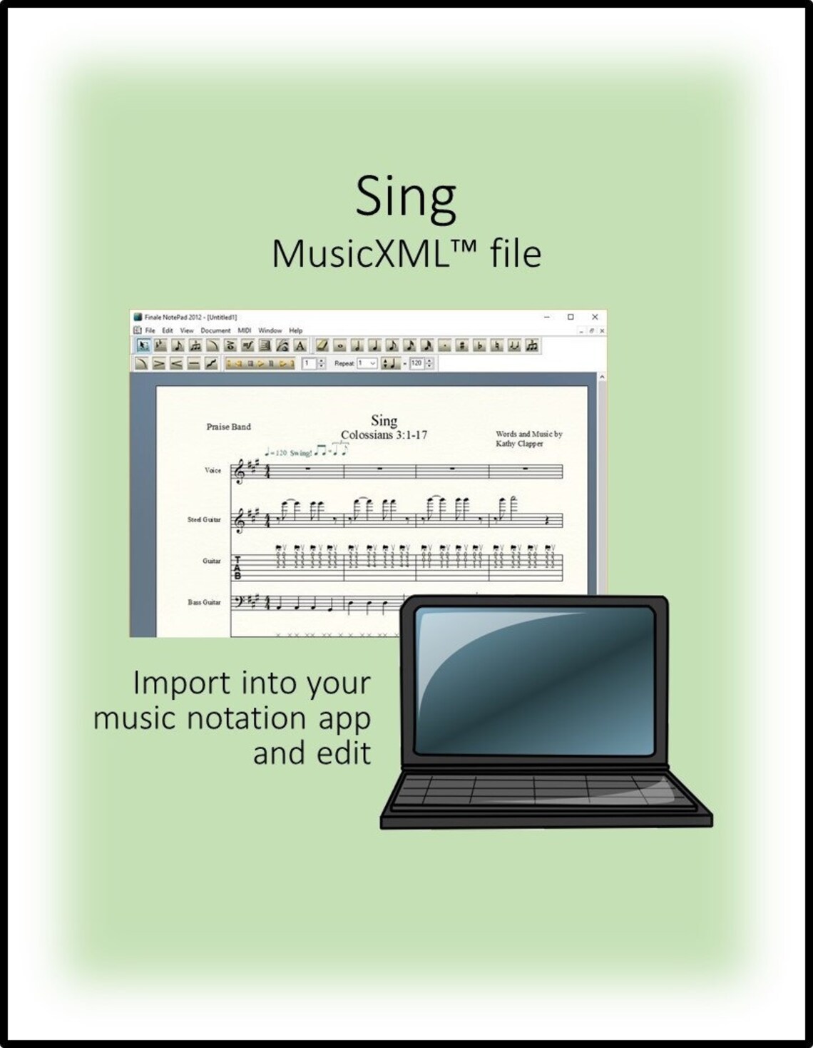 Singpraise Song Downloadable Print Sheet Music Digital Etsy