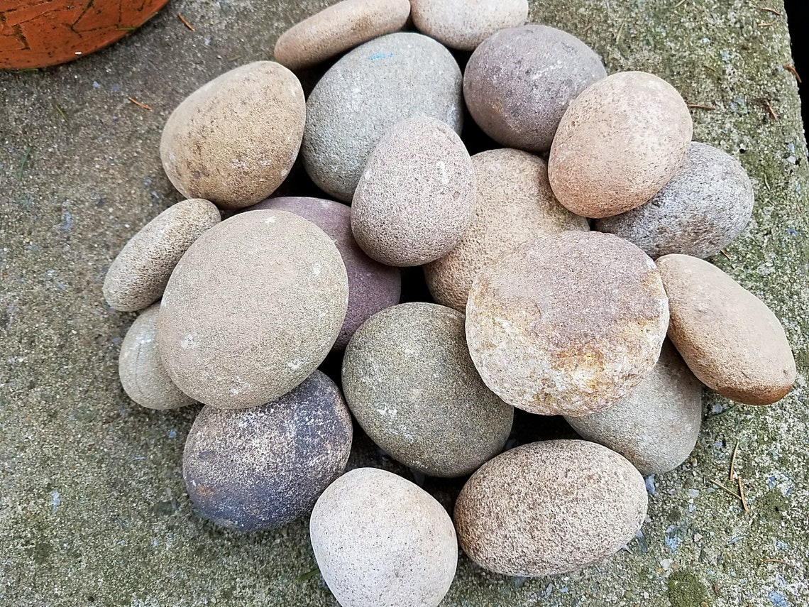 Hammerstone Flint Knapping 3 Stones Abo Primitive Tools Etsy